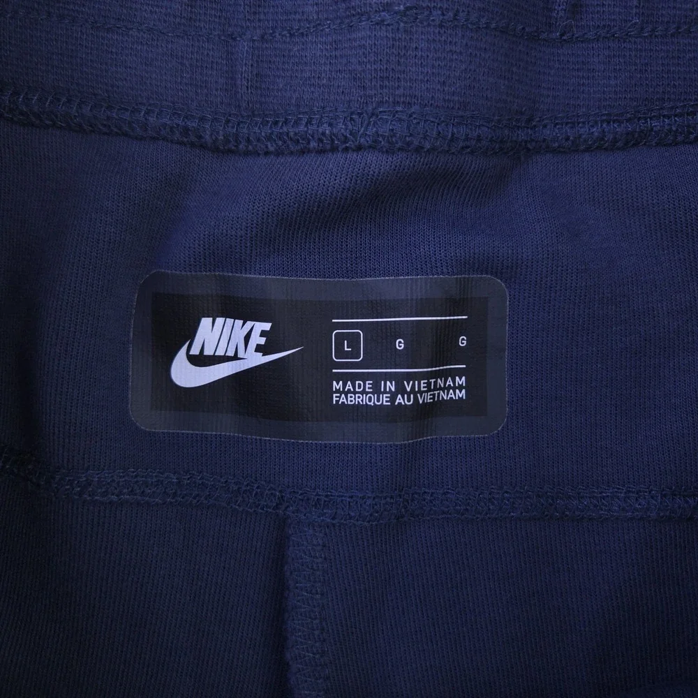 Nike Tech Fleece Joggers Womens Large Sweatpants Pants Blue Sportswear Tapered